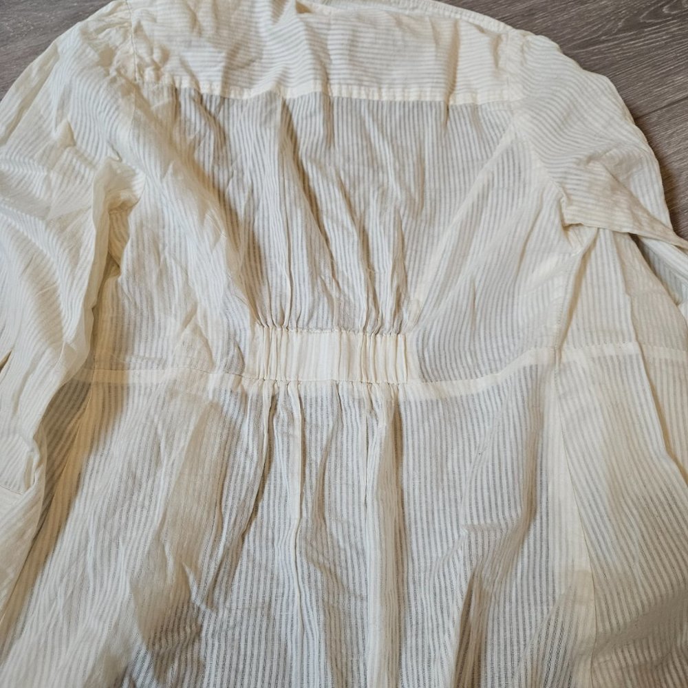 Long Button Down Sheer Top - image 4